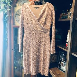 Pink sequin dress